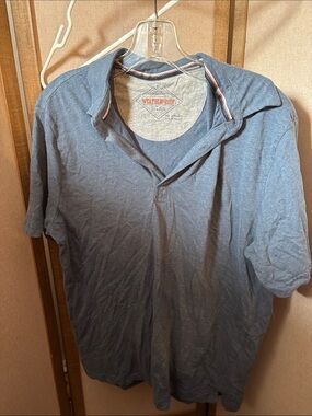 Weatherproof Men’s Blue Heather Polo Large